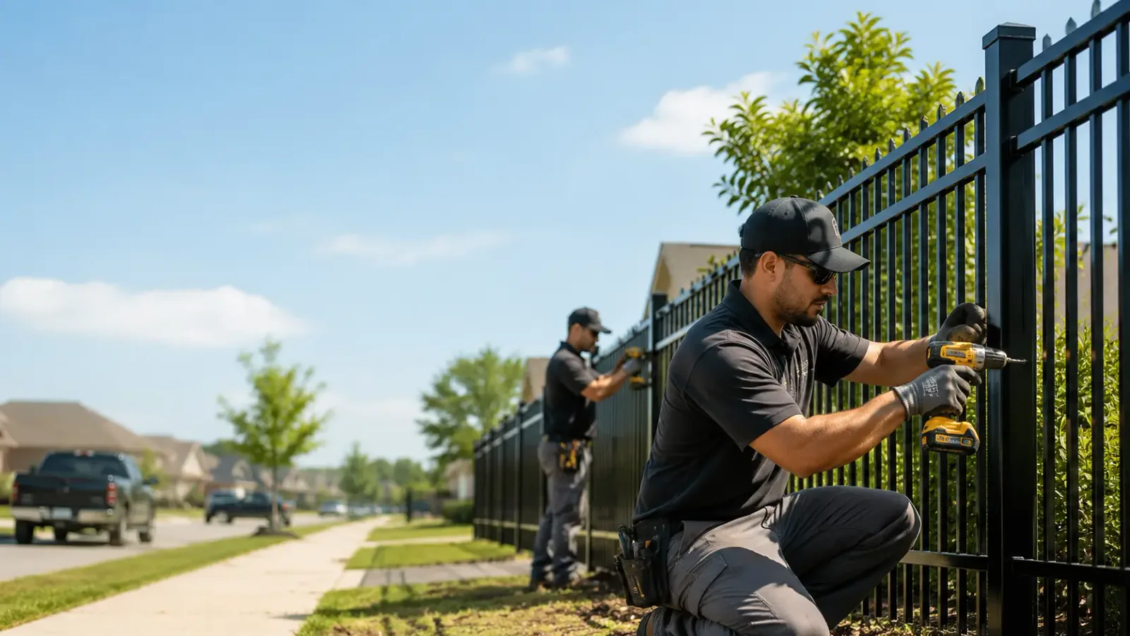 Metal Fence Installation in Argyle, TX